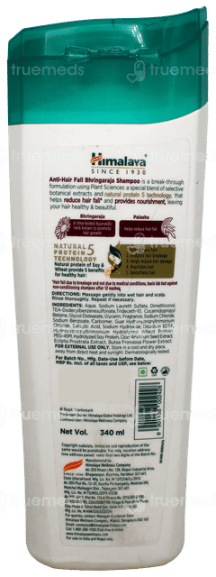 Himalaya Anti Hair Fall Bhringaraja New Improved Shampoo 340ml